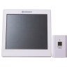 Метеостанция (настенные часы) BRESSER TemeoTrend JC LCD с радиоуправлением, белая 73268
