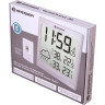 Метеостанция (настенные часы) BRESSER TemeoTrend JC LCD с радиоуправлением, серебристая 73269